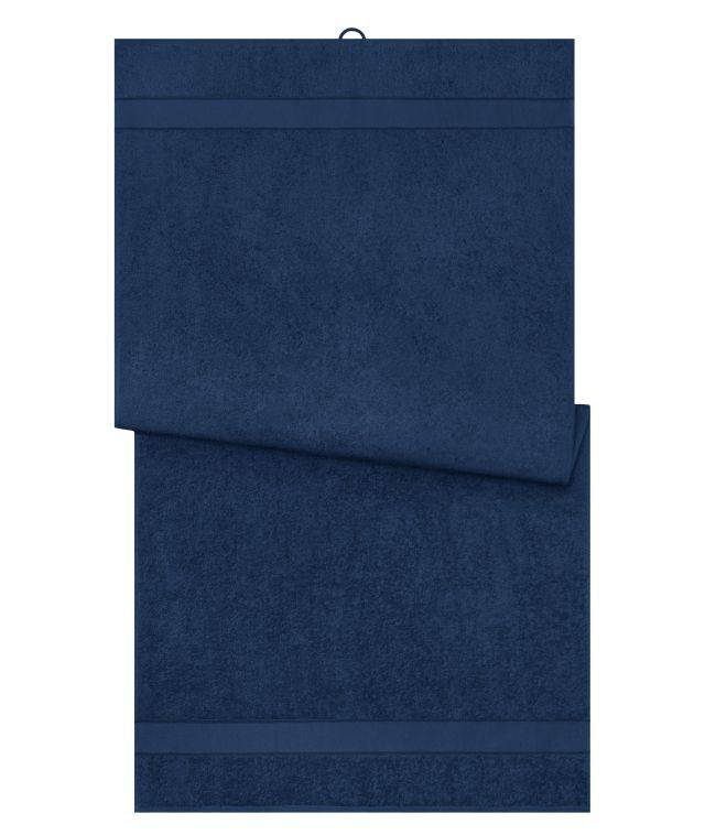 Bath Towel Badetuch im modischen Design blau, Gr. one size