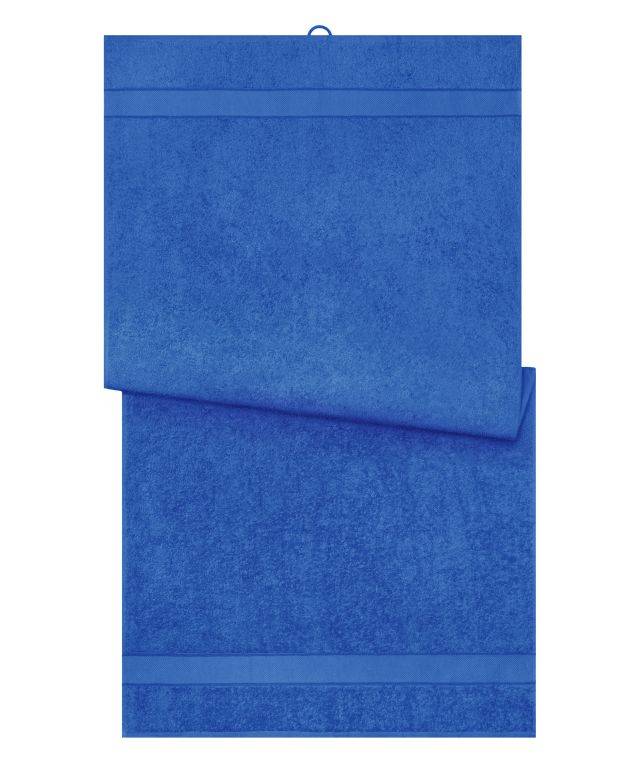 Bath Towel Badetuch im modischen Design blau, Gr. one size