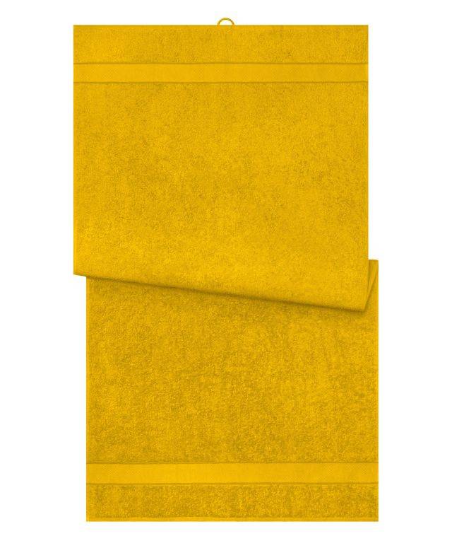 Bath Towel Badetuch im modischen Design gelb, Gr. one size