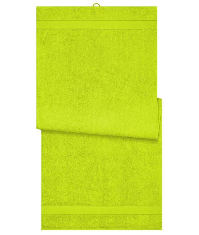 Sauna Sheet Saunatuch im modischen Desgin gelb, Gr. one size