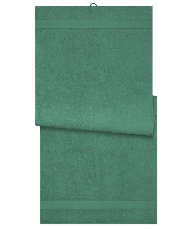 Sauna Sheet Saunatuch im modischen Desgin grün, Gr. one size