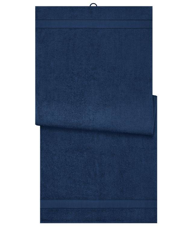 Sauna Sheet Saunatuch im modischen Desgin blau, Gr. one size