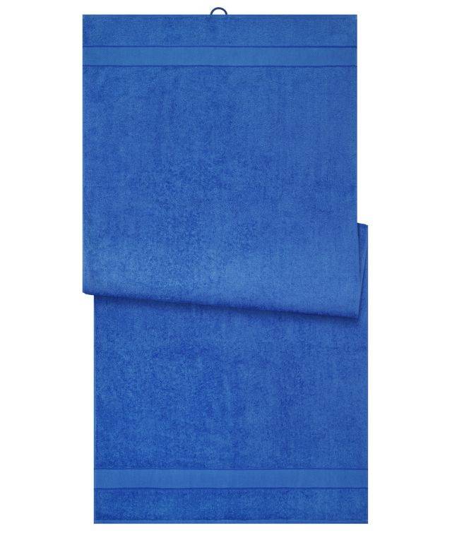 Sauna Sheet Saunatuch im modischen Desgin blau, Gr. one size