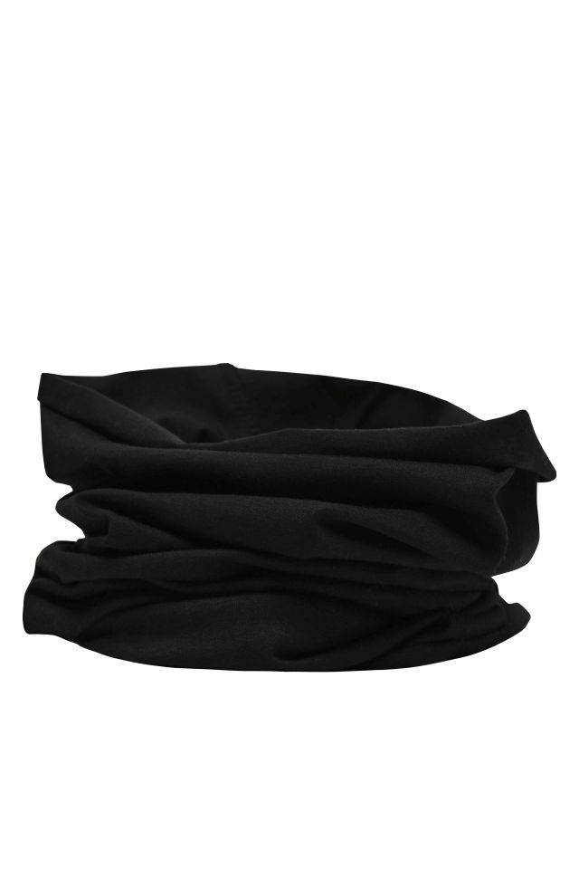 X-Tube Cotton Multifunktionales Schlauchtuch mit 12 Tragevarianten schwarz, Gr. one size