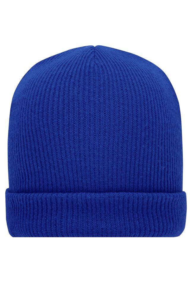Soft Knitted Winter Beanie Klassische Schnittführung blau, Gr. one size