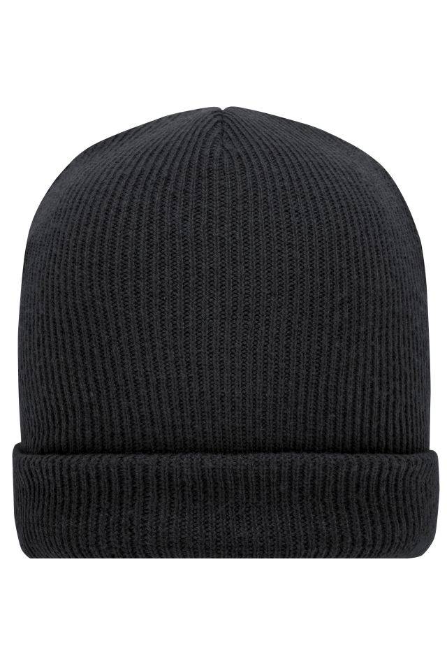 Soft Knitted Winter Beanie Klassische Schnittführung grau, Gr. one size