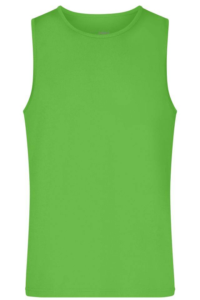 Men's Active Tanktop Funktions-Top für Freizeit und Sport grün, Gr. L