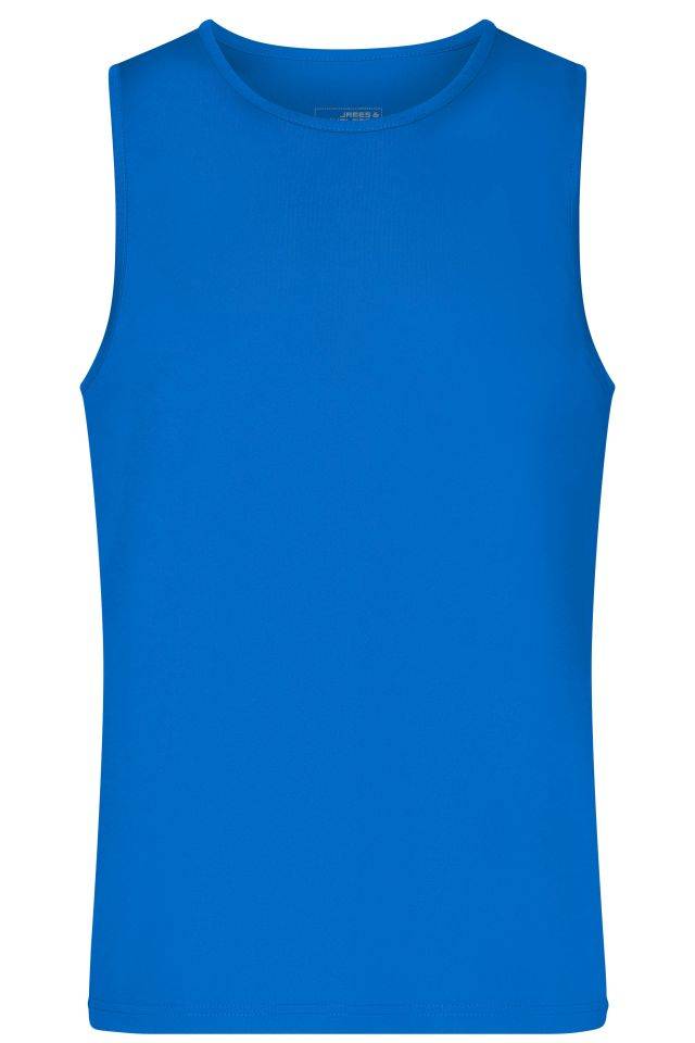 Men's Active Tanktop Funktions-Top für Freizeit und Sport blau, Gr. M