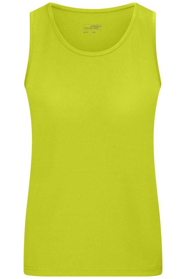 Ladies' Active Tanktop Funktions-Top für Freizeit und Sport gelb, Gr. XXL
