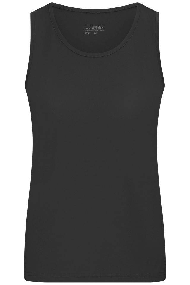 Ladies' Active Tanktop Funktions-Top für Freizeit und Sport schwarz, Gr. S