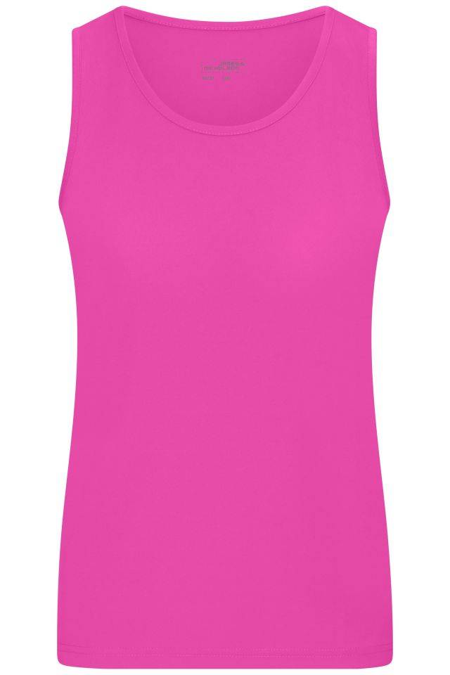 Ladies' Active Tanktop Funktions-Top für Freizeit und Sport pink, Gr. XL