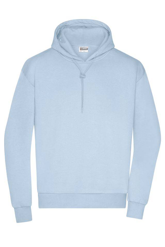 Men's Lounge Hoody Stylisches Kapuzensweat, leicht oversized blau, Gr. 3XL