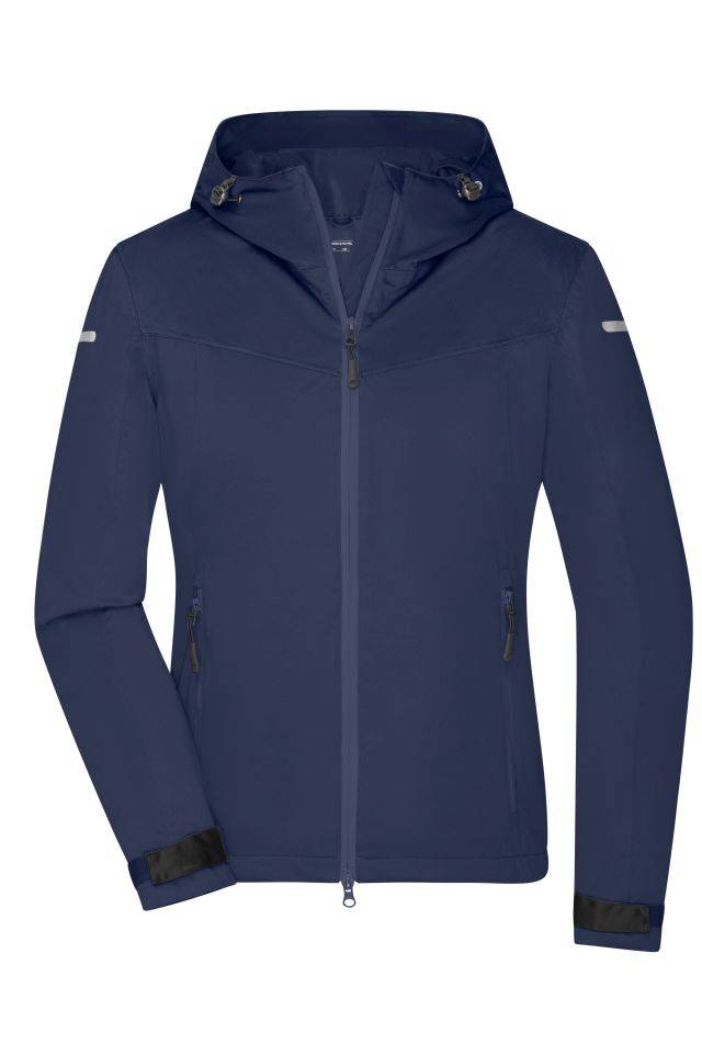 Ladies' Allweather Jacket Leichte, gefütterte Outdoor Softshell-Jacke für extreme Wetterbedingungen blau, Gr. XXL