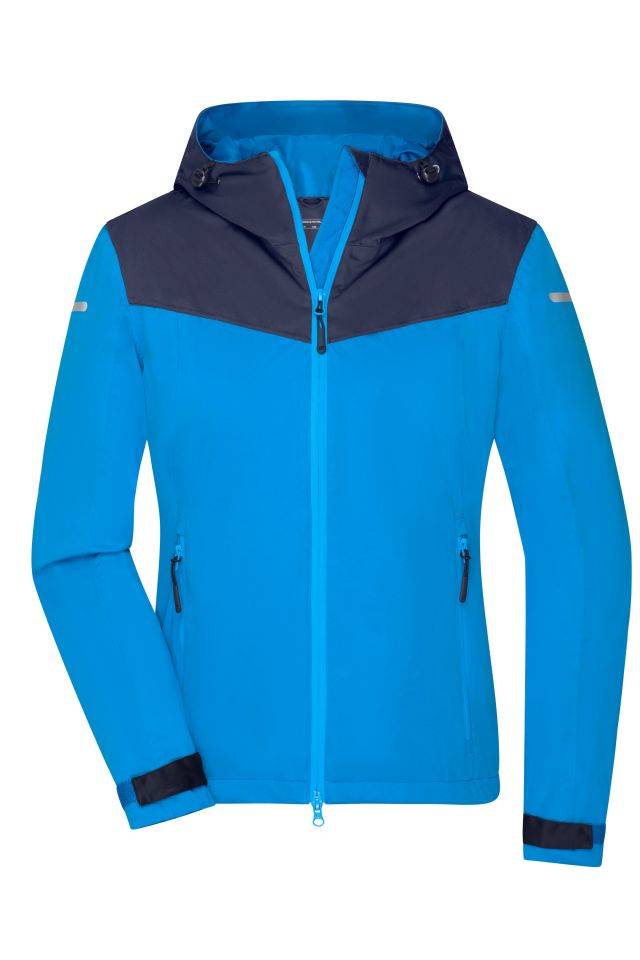 Ladies' Allweather Jacket Leichte, gefütterte Outdoor Softshell-Jacke für extreme Wetterbedingungen blau, Gr. XS