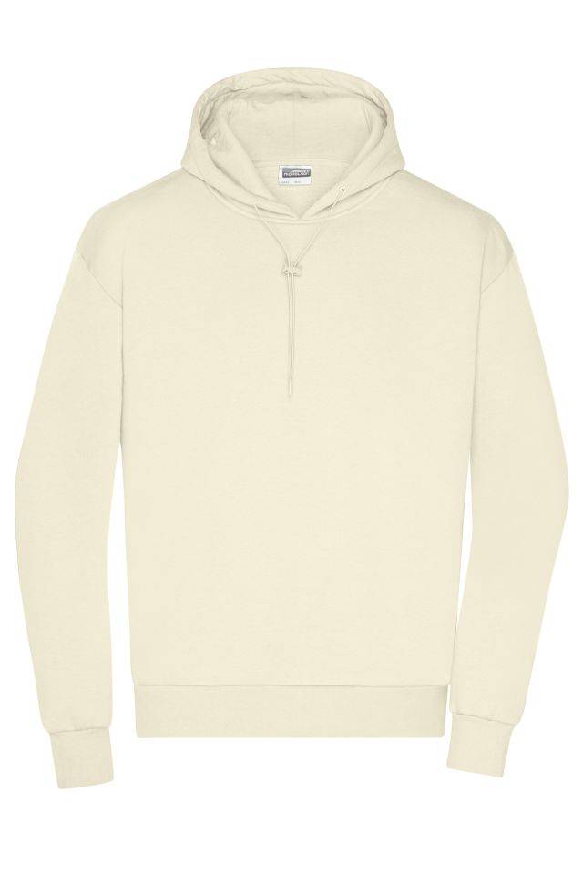 Men's Lounge Hoody Stylisches Kapuzensweat, leicht oversized gelb, Gr. M