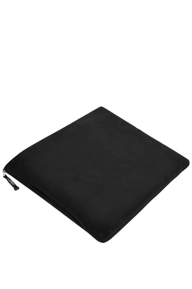 Fleece Blanket Multifunktions-Fleecedecke für Freizeit und Auto schwarz, Gr. one size