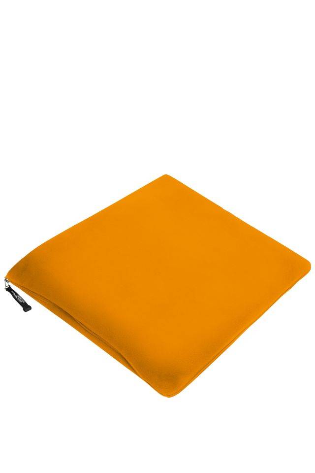 Fleece Blanket Multifunktions-Fleecedecke für Freizeit und Auto orange, Gr. one size
