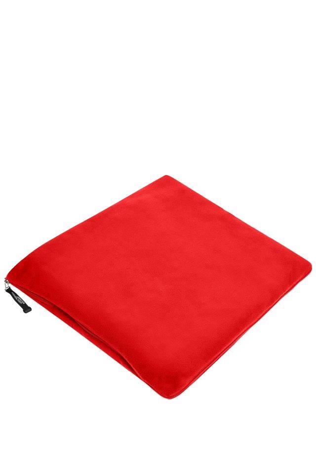 Fleece Blanket Multifunktions-Fleecedecke für Freizeit und Auto rot, Gr. one size