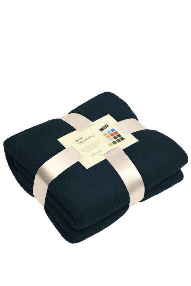 Fleece Blanket Vielseitig verwendbare Fleecedecke für Gastronomie und Freizeit blau, Gr. one size