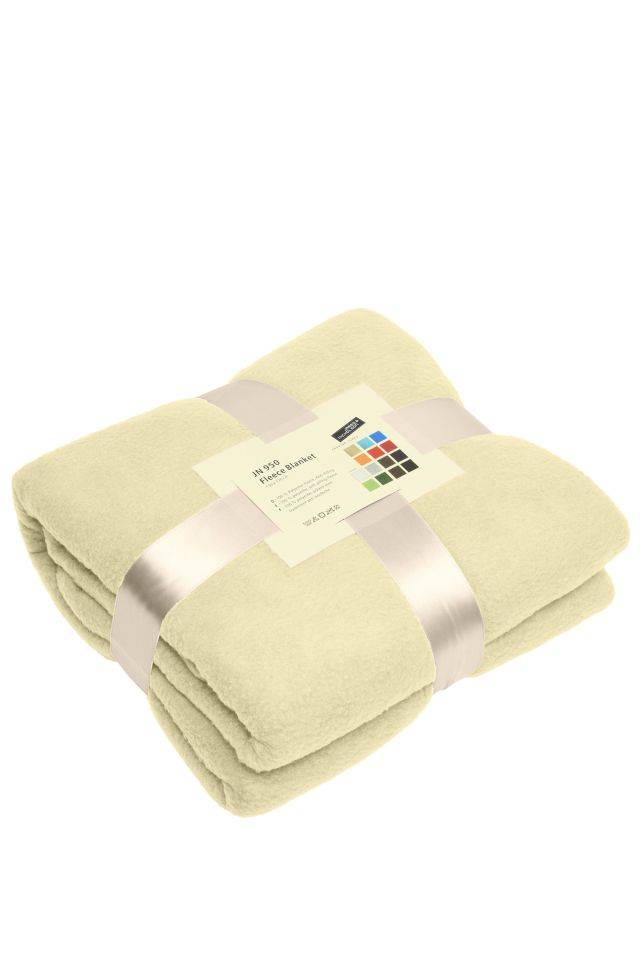 Fleece Blanket Vielseitig verwendbare Fleecedecke für Gastronomie und Freizeit weiß, Gr. one size
