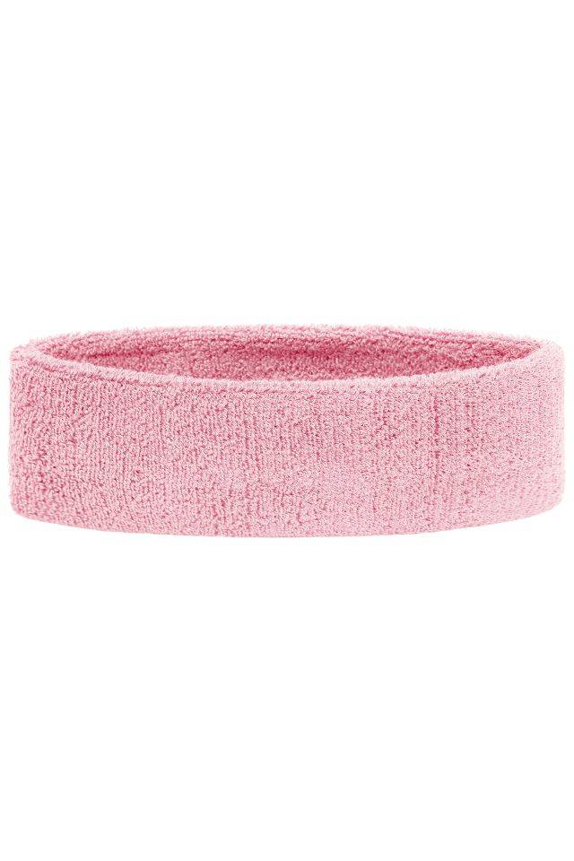 Terry Headband Frottee Stirnband für Sport und Freizeit pink, Gr. one size