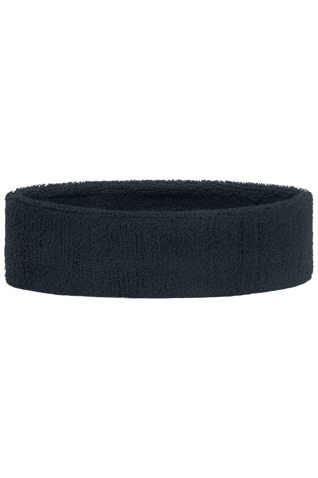 Terry Headband Frottee Stirnband für Sport und Freizeit blau, Gr. one size