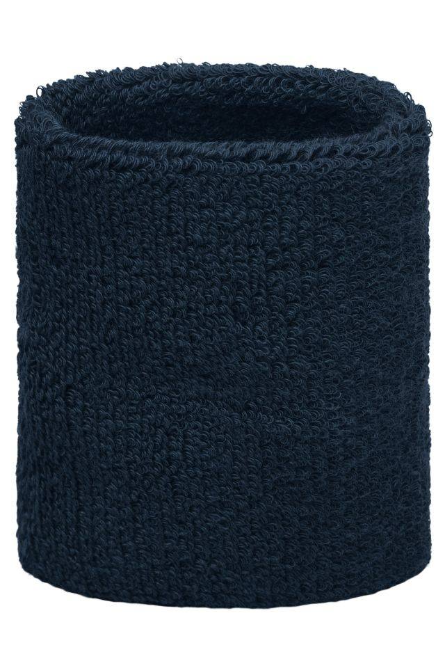 Terry Wristband Armschweißband aus weichem Frottee blau, Gr. one size