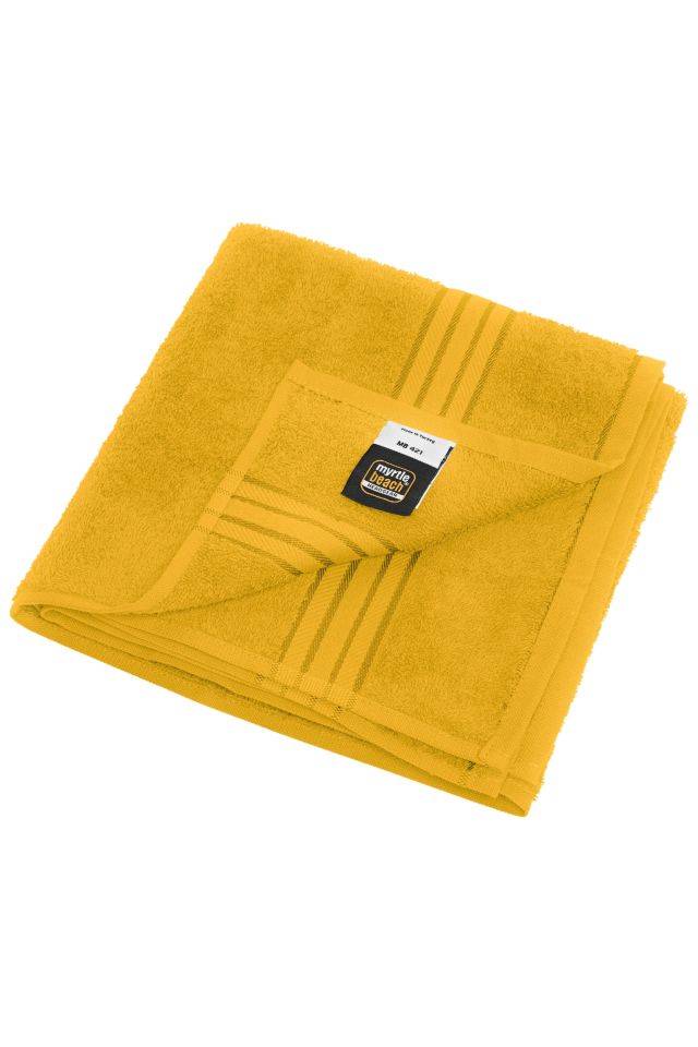 Hand Towel Handtuch in flauschiger Walkfrottier-Qualität gelb, Gr. one size