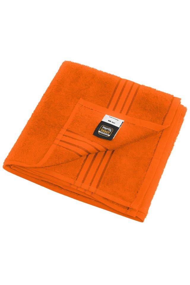 Hand Towel Handtuch in flauschiger Walkfrottier-Qualität orange, Gr. one size