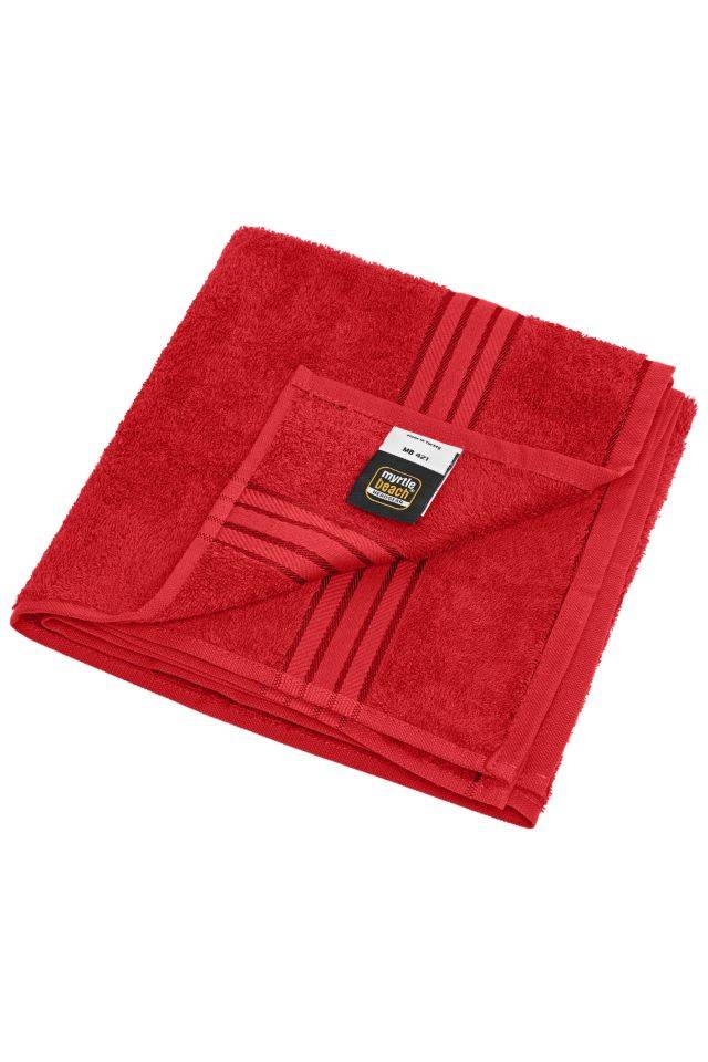 Hand Towel Handtuch in flauschiger Walkfrottier-Qualität rot, Gr. one size