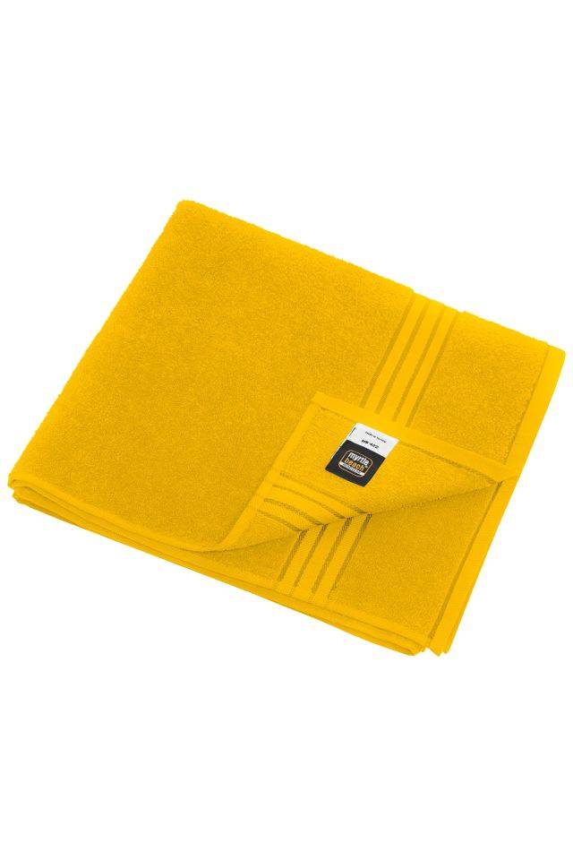Bath Towel Badetuch in flauschiger Walkfrottier-Qualität gelb, Gr. one size