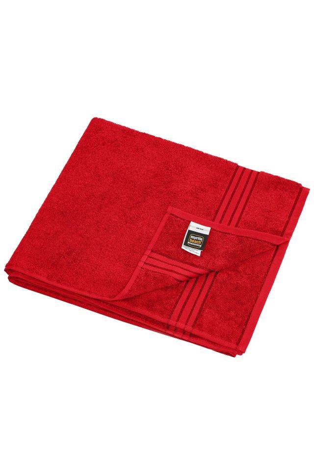Sauna Sheet Saunatuch in vielen Farben rot, Gr. one size