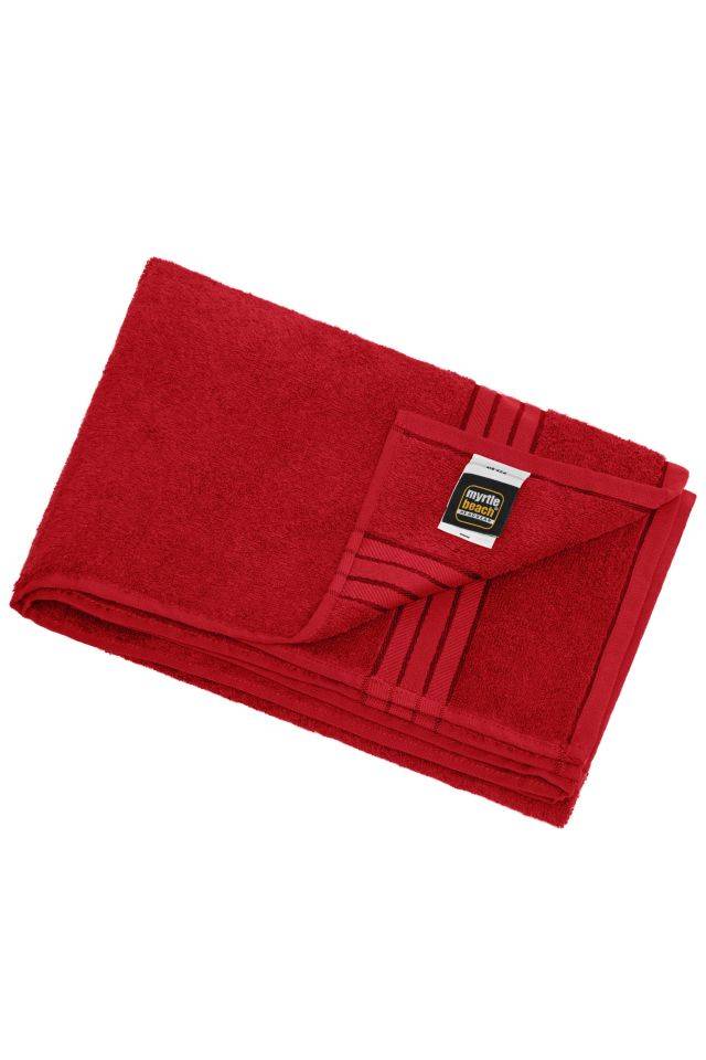 Bath Sheet Großes Badetuch in flauschiger Walkfrottier-Qualität rot, Gr. one size
