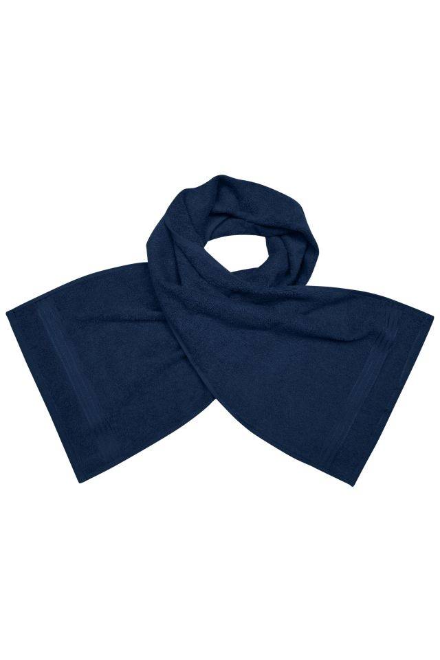 Sport Towel Flauschiger Walkfrottier-Schal blau, Gr. one size