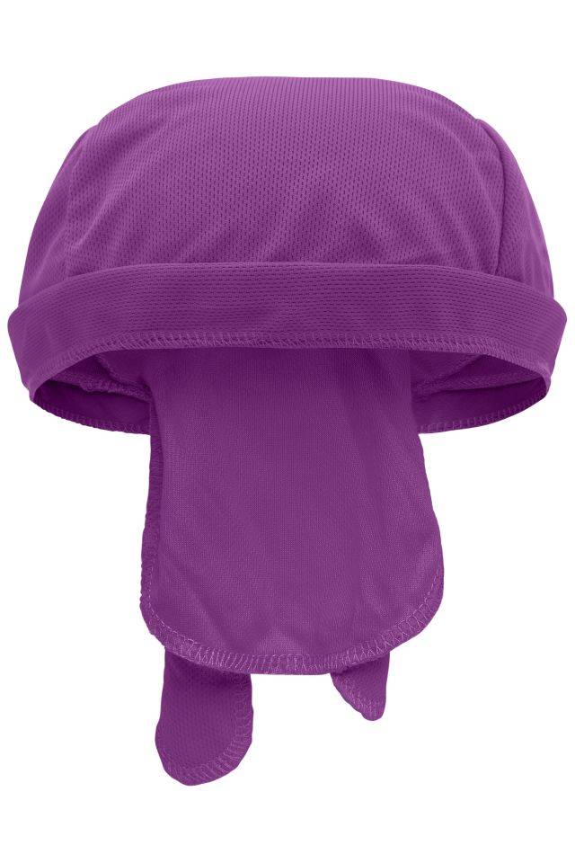Functional Bandana Hat Atmungsaktives Kopftuch, im Nacken zu binden lila, Gr. one size
