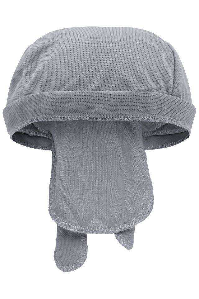 Functional Bandana Hat Atmungsaktives Kopftuch, im Nacken zu binden grau, Gr. one size