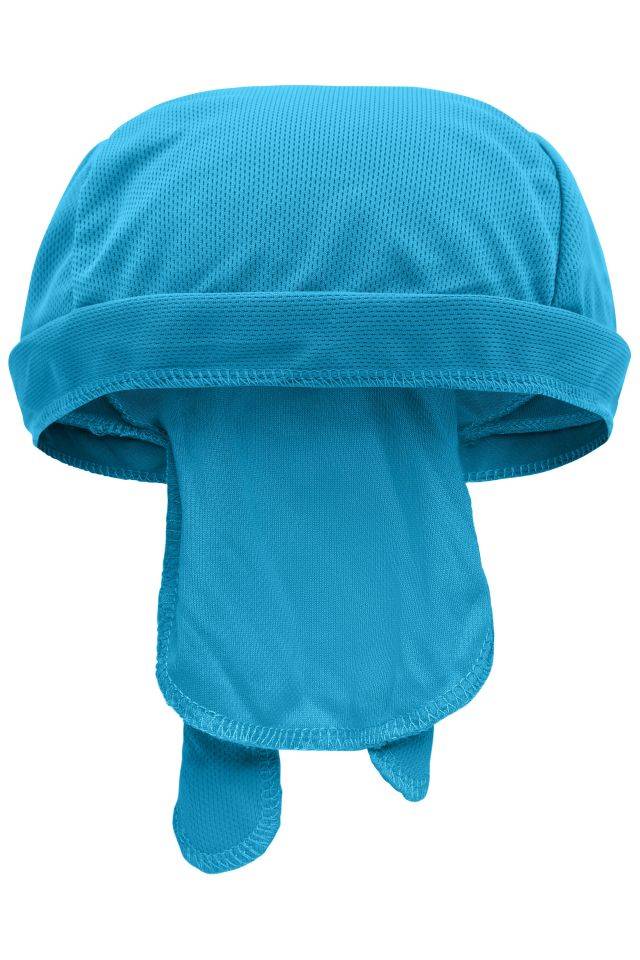Functional Bandana Hat Atmungsaktives Kopftuch, im Nacken zu binden blau, Gr. one size
