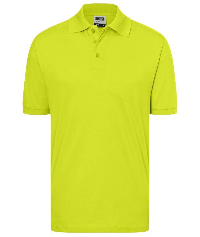 Classic Polo Hochwertiges Polohemd mit Armbündchen gelb, Gr. XXL