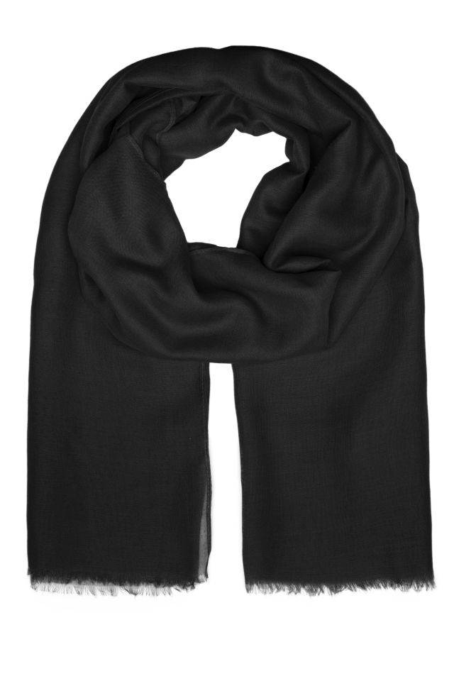 Summer Breeze Super-Size unisex Schal schwarz, Gr. one size