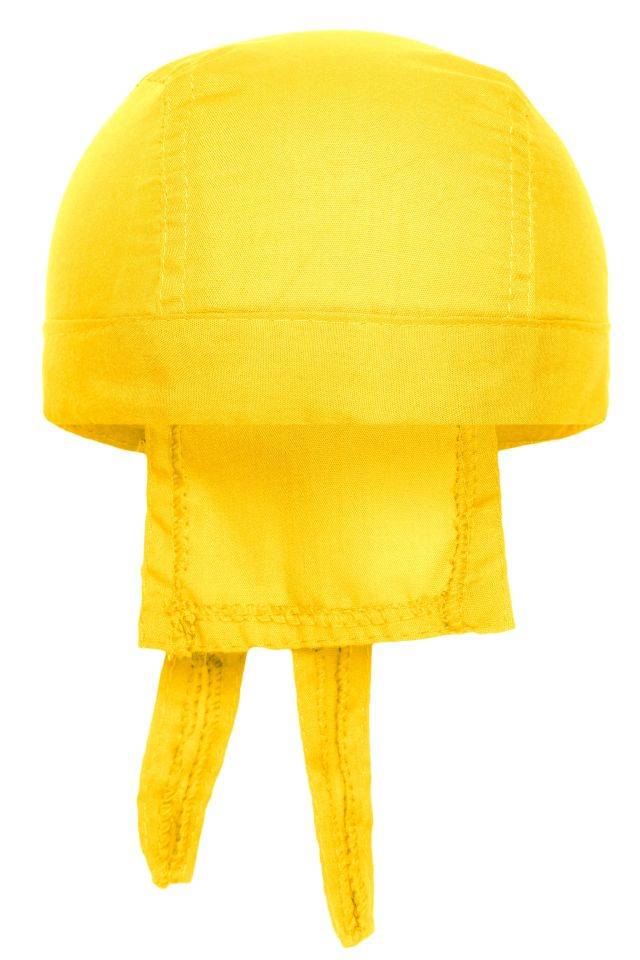 Bandana Hat Trendiges Kopftuch gelb, Gr. one size