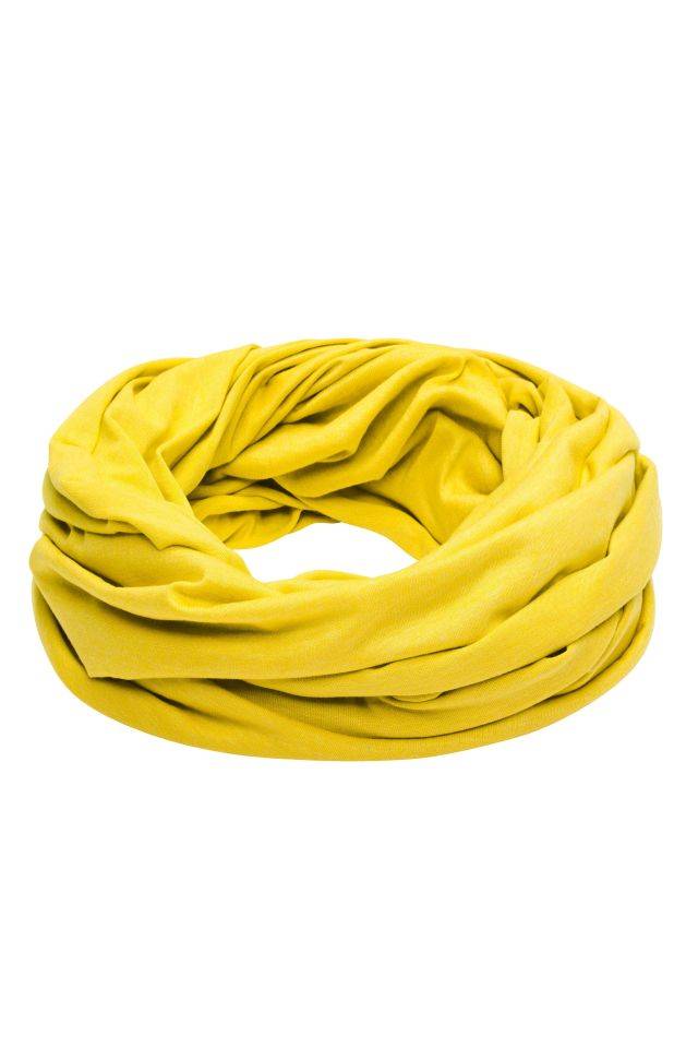 Heather Summer Loop-Scarf Urban-Style Schlauchschal gelb, Gr. 75 x 80 cm