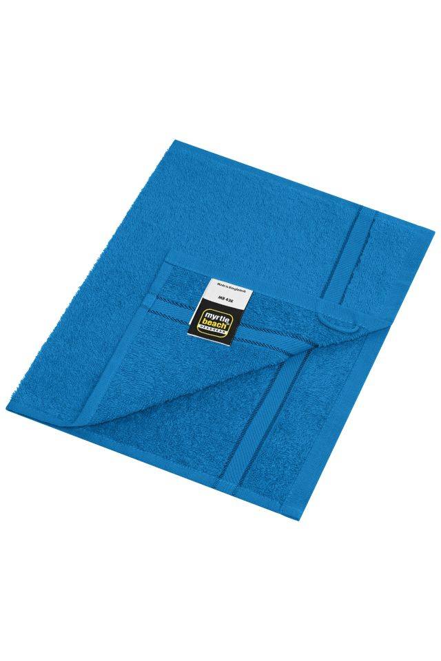 Guest Towel Gästehandtuch im dezenten Design blau, Gr. 30 x 50 cm
