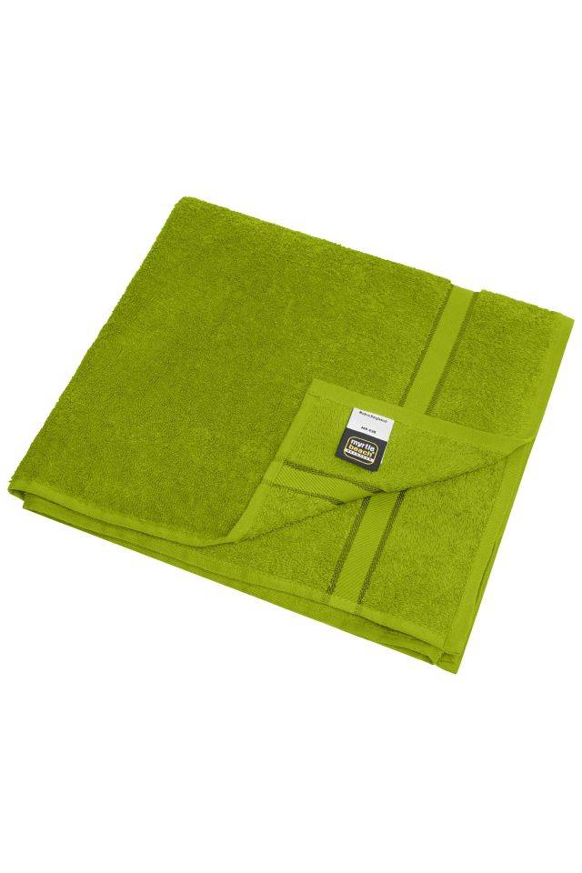 Bath Towel Badetuch im dezenten Design gelb, Gr. 70 x 140 cm
