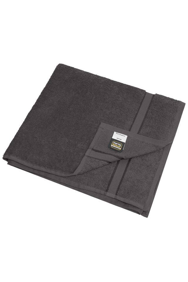 Bath Towel Badetuch im dezenten Design grau, Gr. 70 x 140 cm