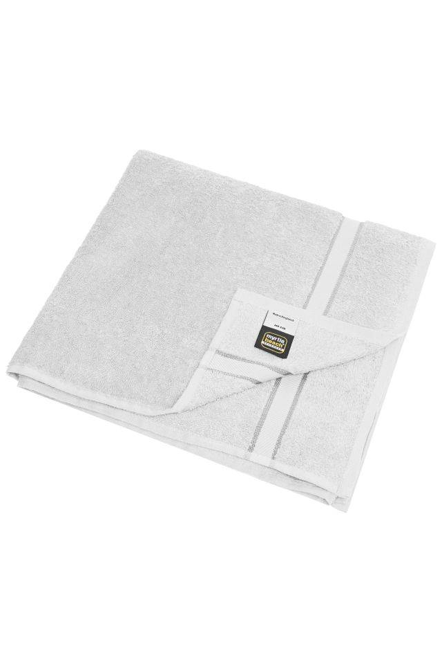 Bath Towel Badetuch im dezenten Design weiß, Gr. 70 x 140 cm