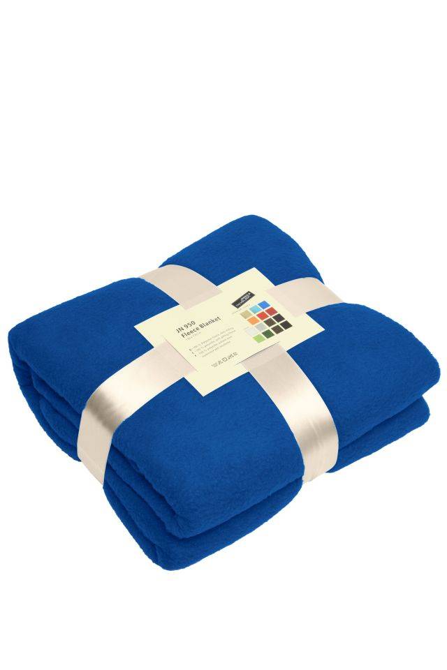 Fleece Blanket Vielseitig verwendbare Fleecedecke für Gastronomie und Freizeit blau, Gr. one size