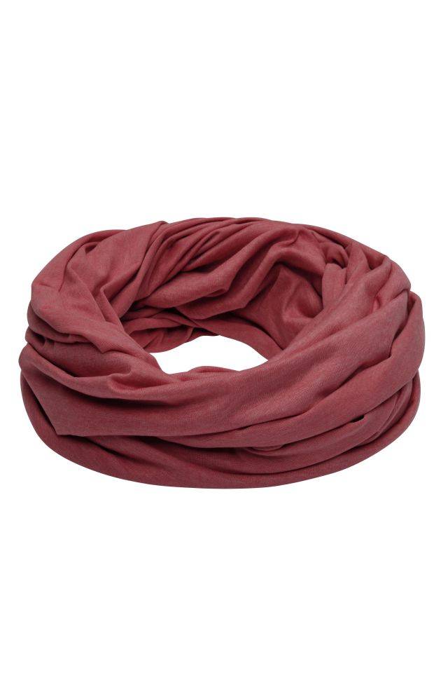 Heather Summer Loop-Scarf Urban-Style Schlauchschal rot/weinrot, Gr. 75 x 80 cm
