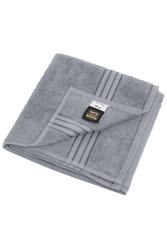 Hand Towel Handtuch in flauschiger Walkfrottier-Qualität grau, Gr. one size