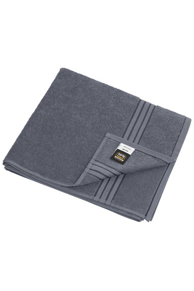 Bath Towel Badetuch in flauschiger Walkfrottier-Qualität grau, Gr. one size