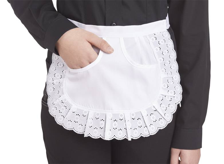 Servierschürze ca. 27 cm weiß